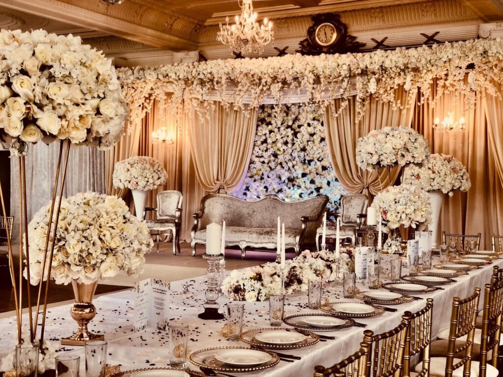 wedding reception decorations